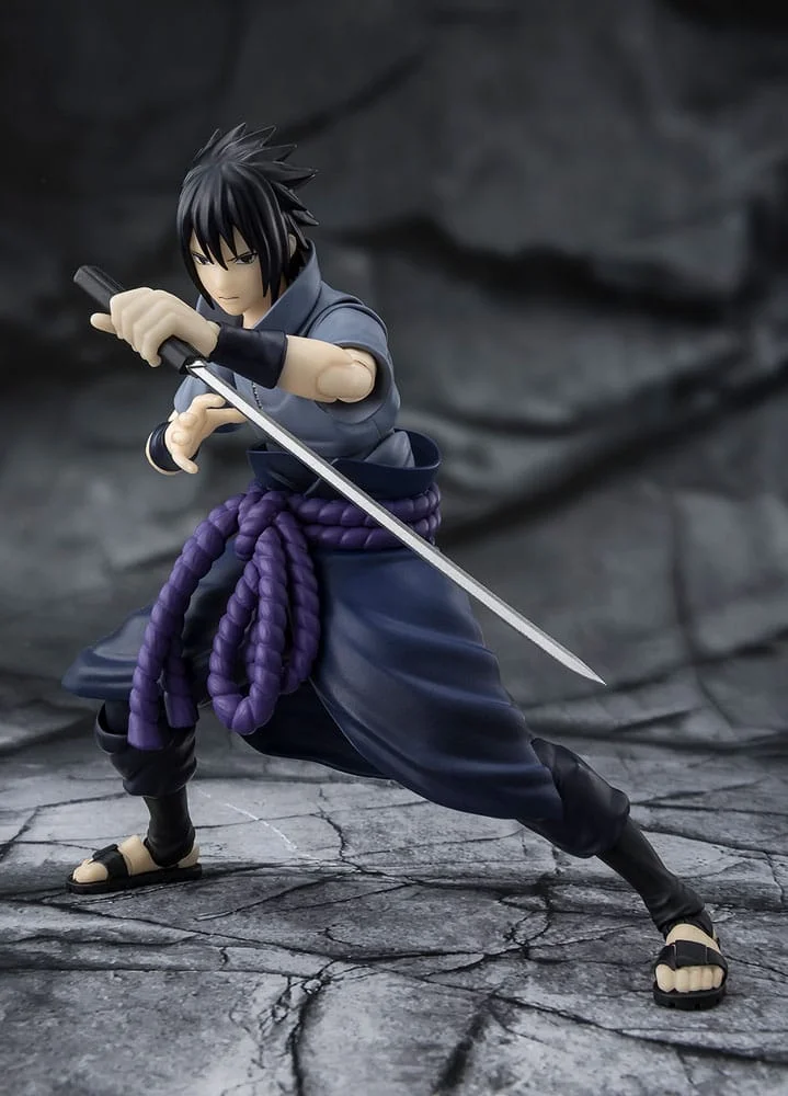 Naruto S.H.Figuarts Action Figure Sasuke Uchiha Solitary Shinobi 15 cm